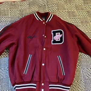 ROOTS x NHL Detroit Red Wings Varsity Jacket | Wool | Made in Canada | XL